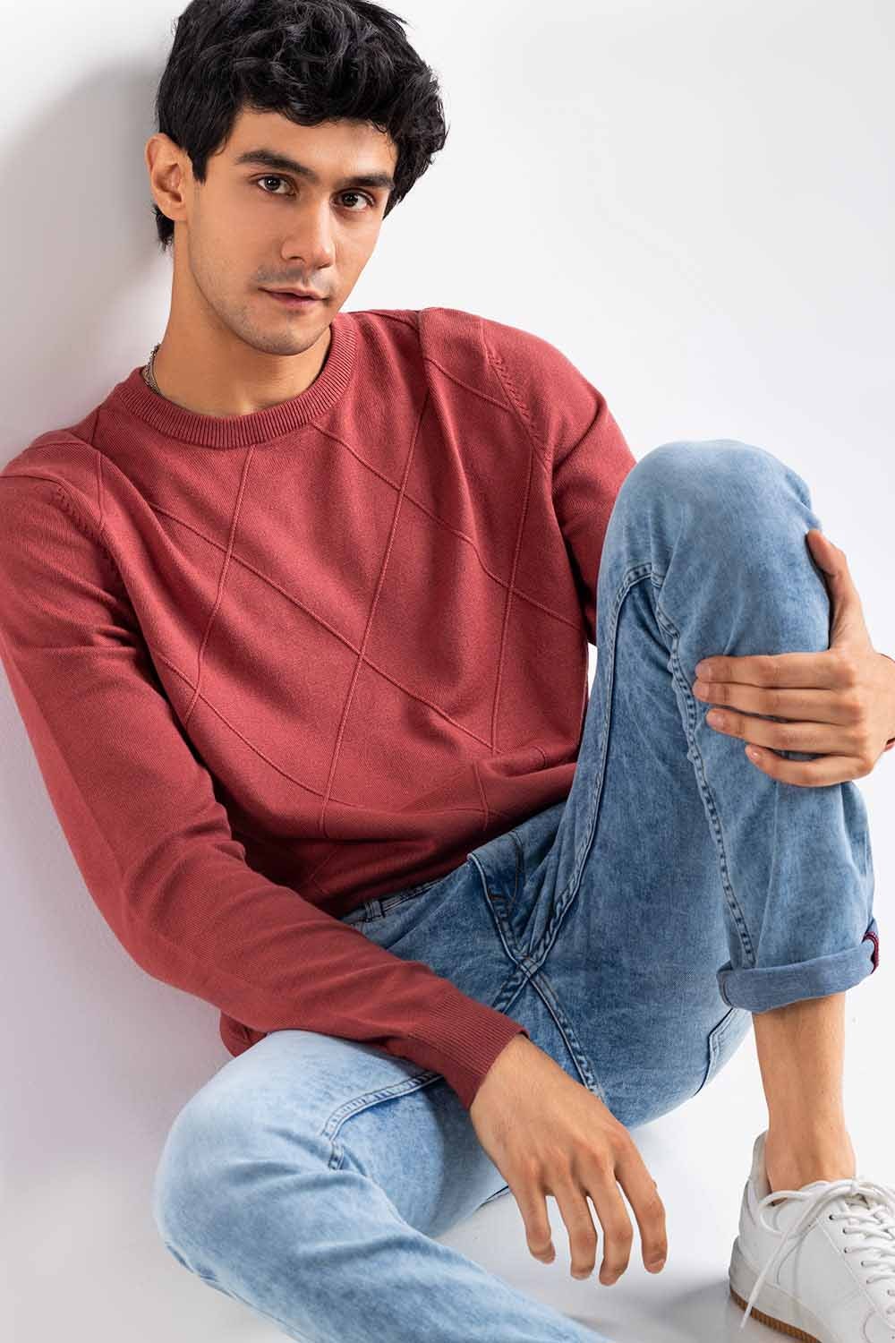 Pink Fashion Sweater FS-SWT-VPN-FD-435-02