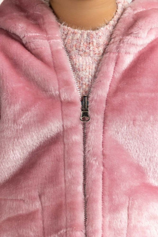Pink Fur Jacket TG-JKT-WS23-008