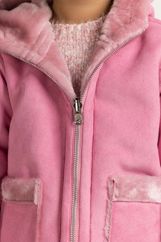 Pink Fur Jacket TG-JKT-WS23-008