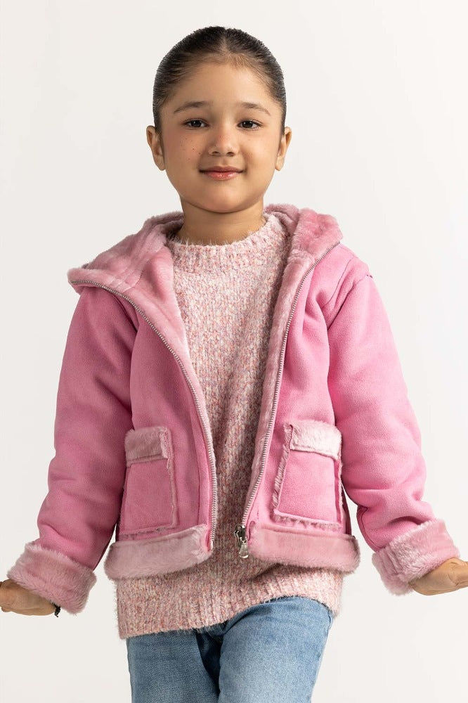 Pink Fur Jacket TG-JKT-WS23-008