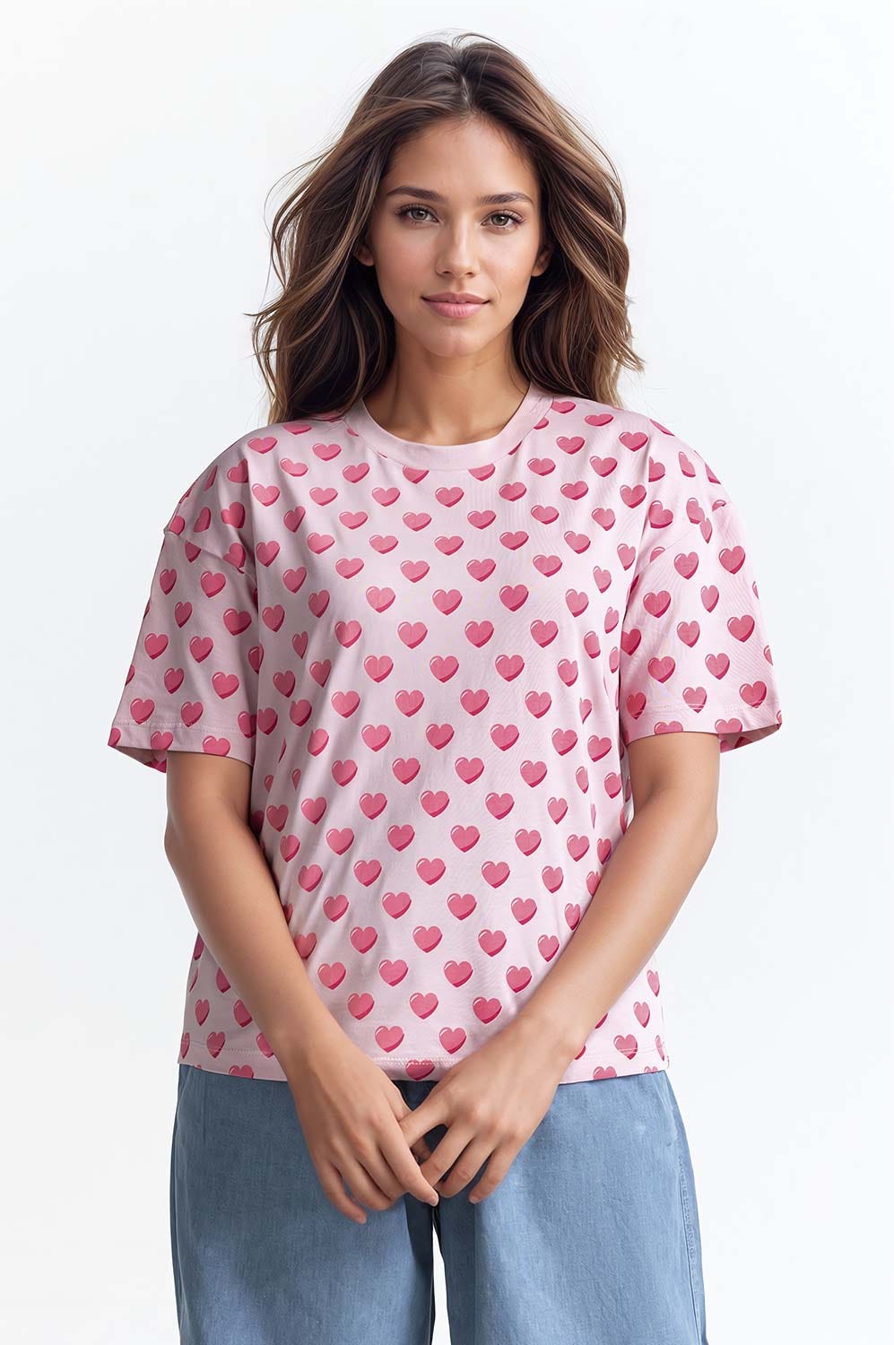 Pink Printed Top WM-KTP-SS24-023