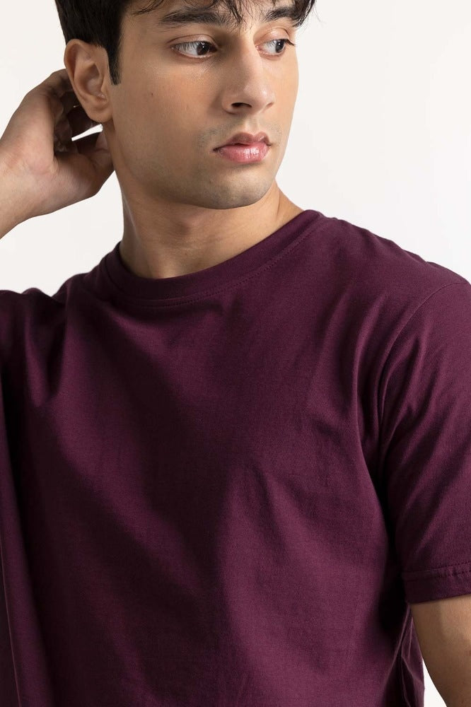 Plum Basic Tee MN-TS-BS-WS23-514