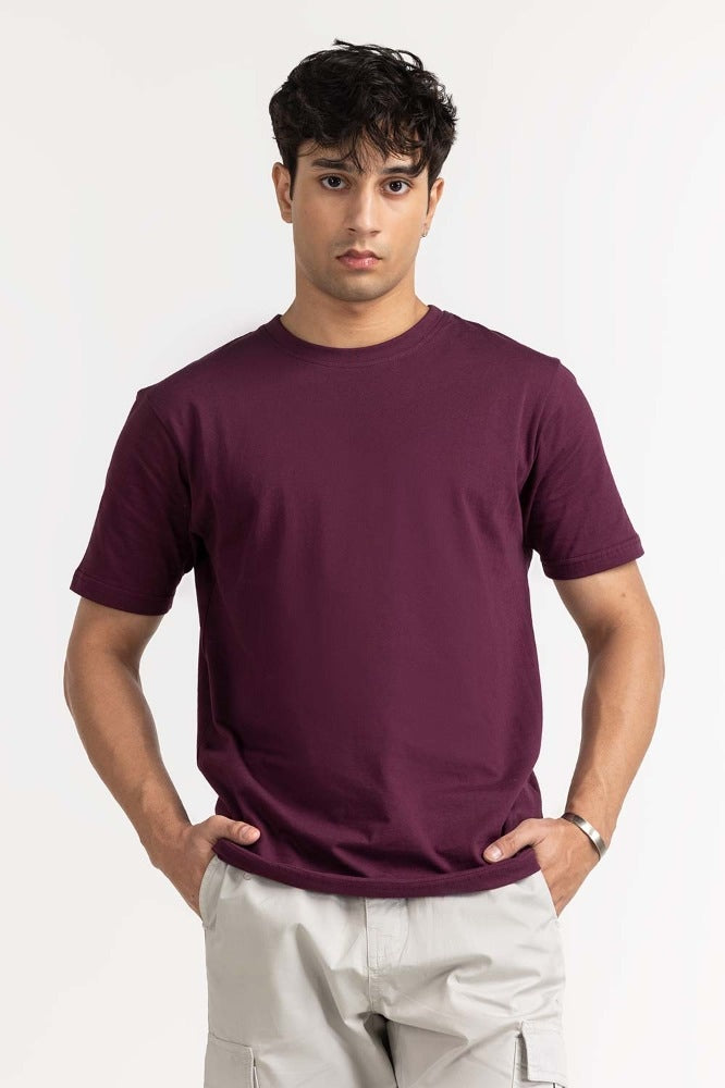 Plum Basic Tee MN-TS-BS-WS23-514