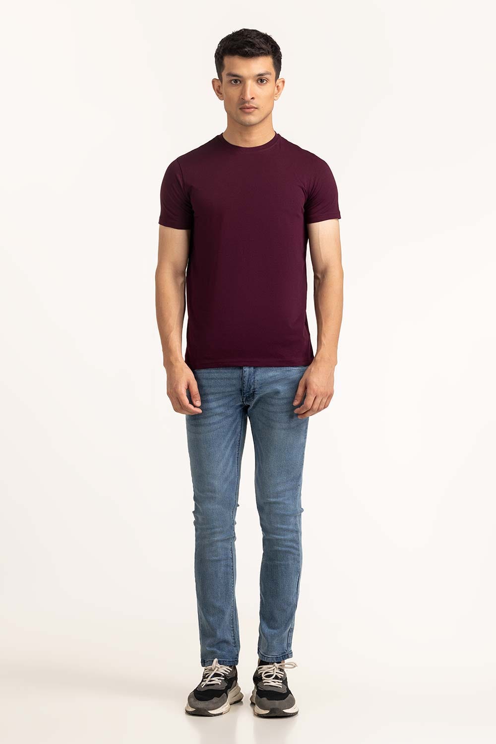 Plum Basic Tee TS-CNSJ23-196