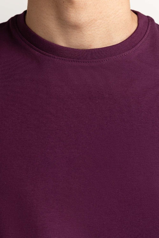 Plum Basic Tee TS-CNSJ24-026