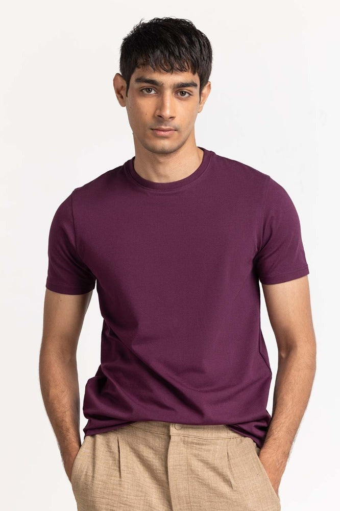Plum Basic Tee TS-CNSJ24-026