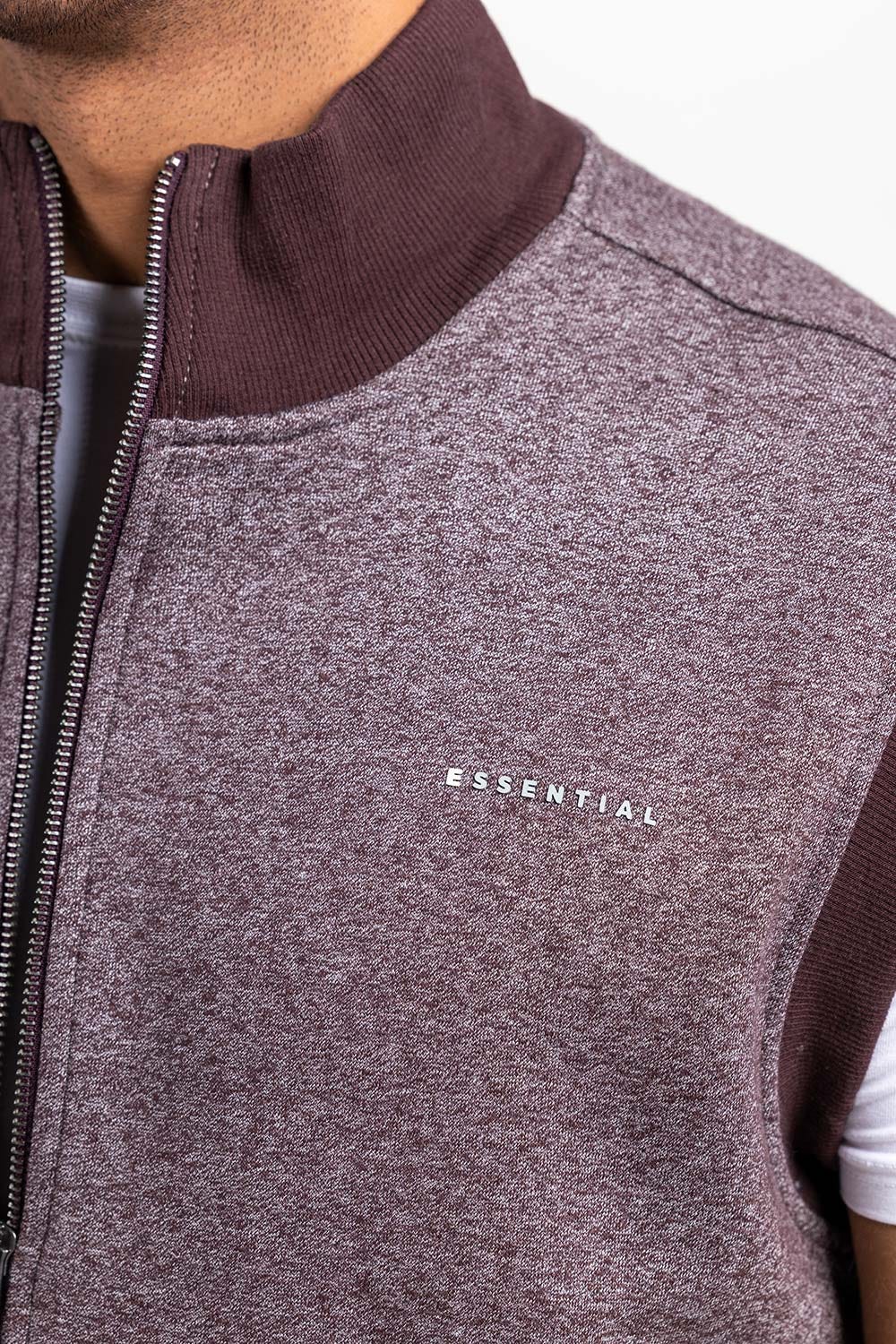 Plum Mock Neck Jacket JKT-MNV-D25-04