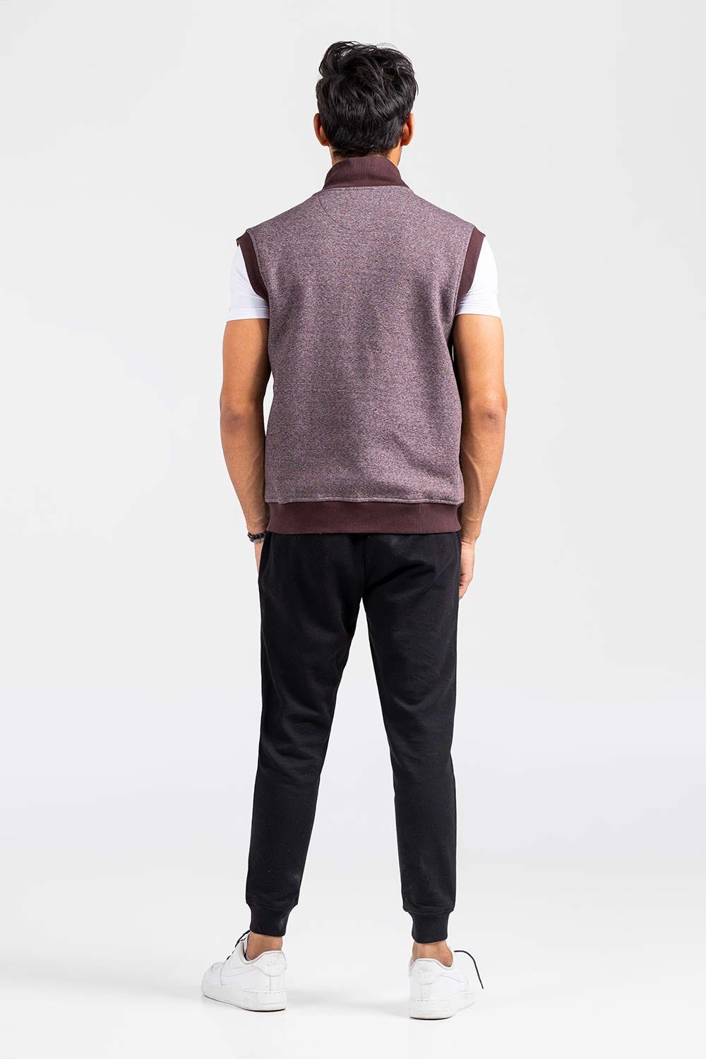 Plum Mock Neck Jacket JKT-MNV-D25-04