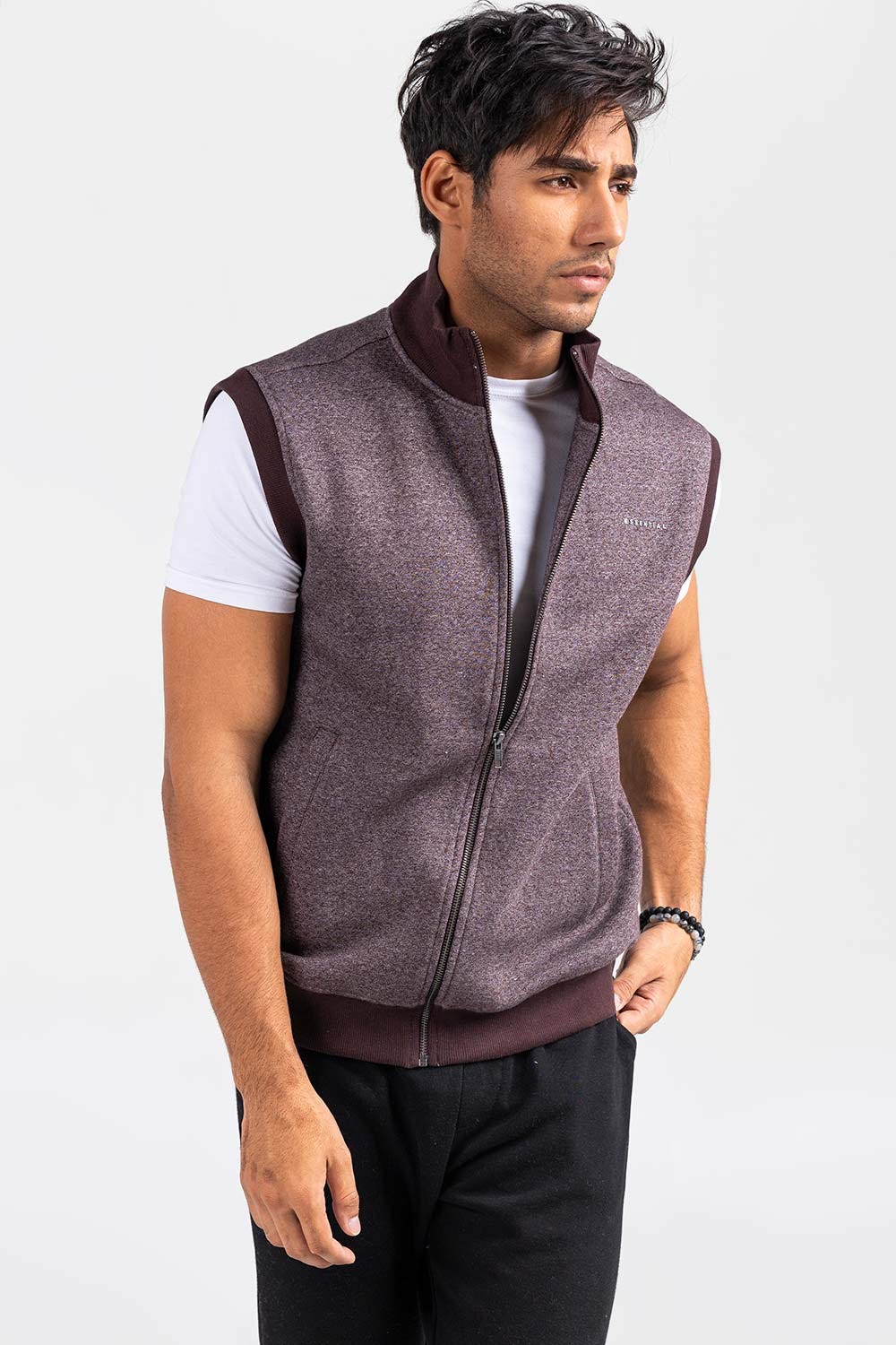 Plum Mock Neck Jacket JKT-MNV-D25-04