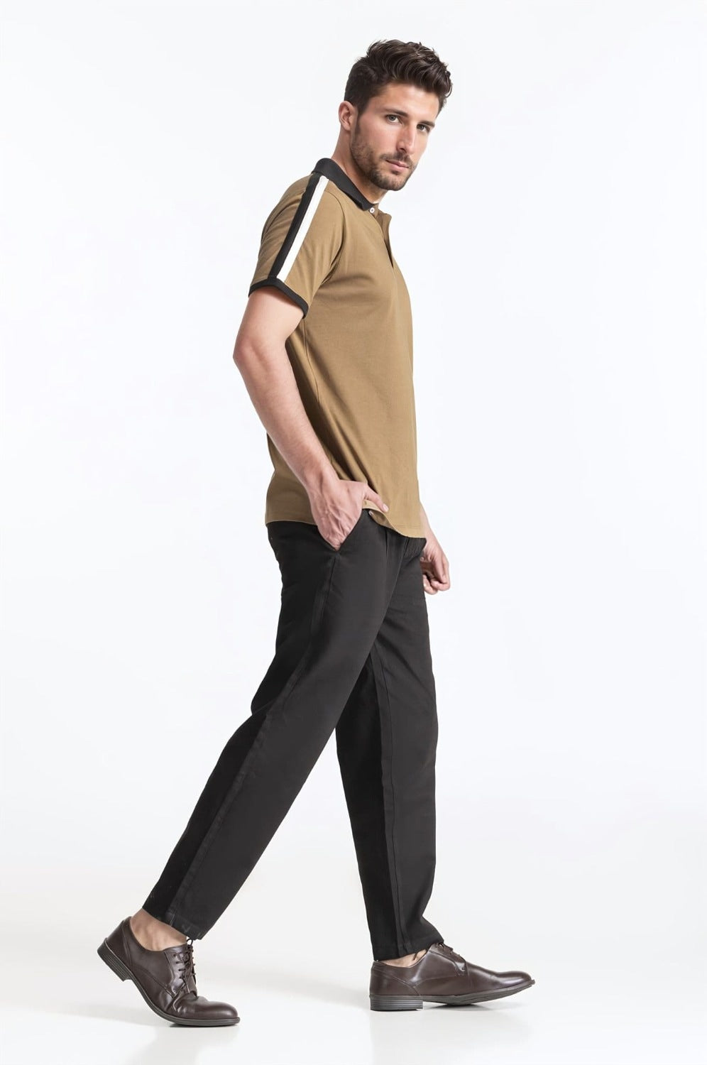 Polo Collar Shirt PS-FSHN24-152