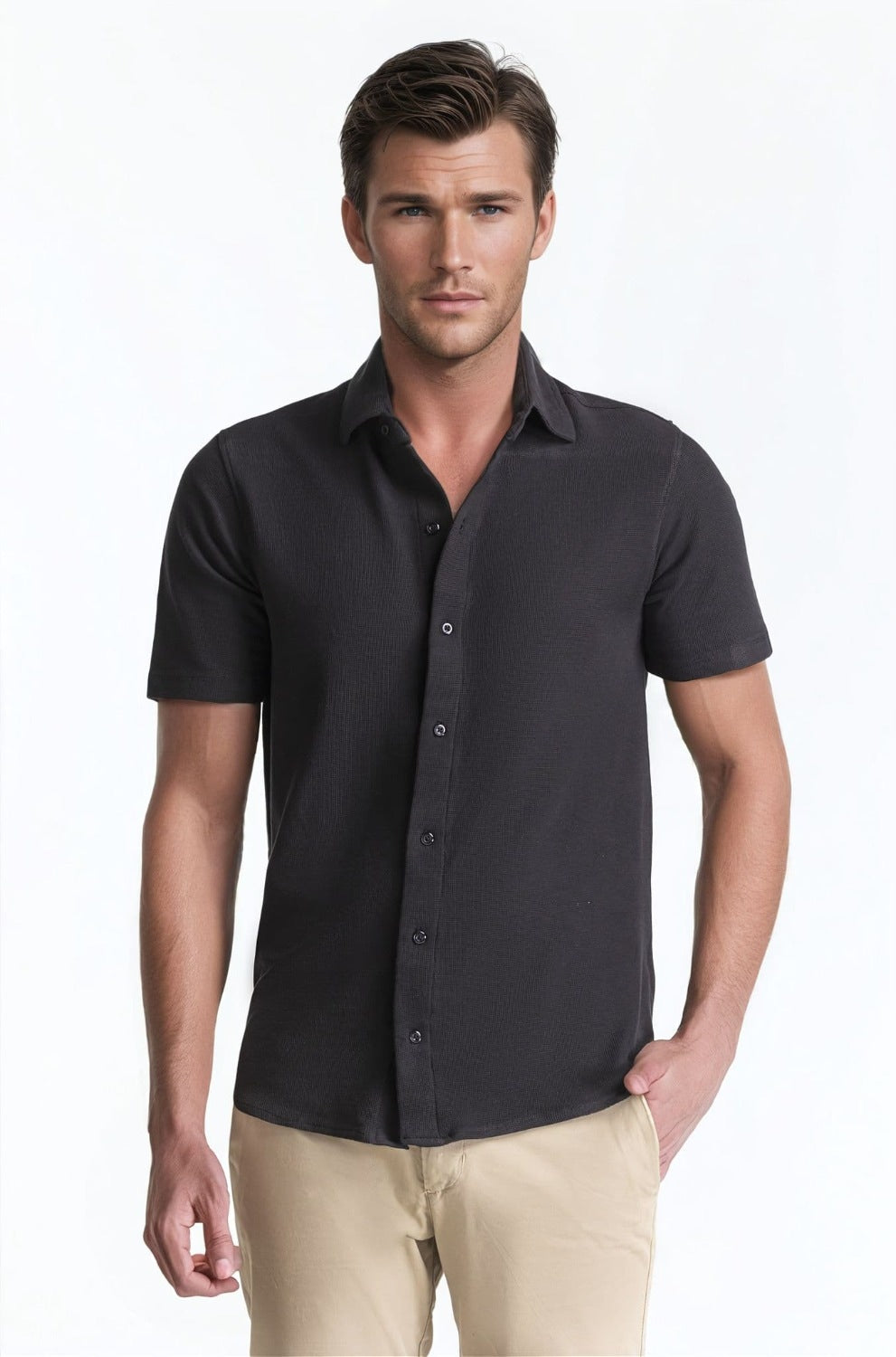 Polo Collar Shirt PS-FSHN24-158