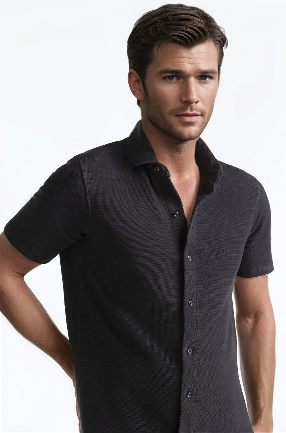 Polo Collar Shirt PS-FSHN24-158