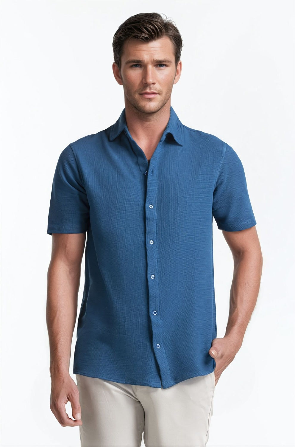 Polo Collar Shirt PS-FSHN24-161