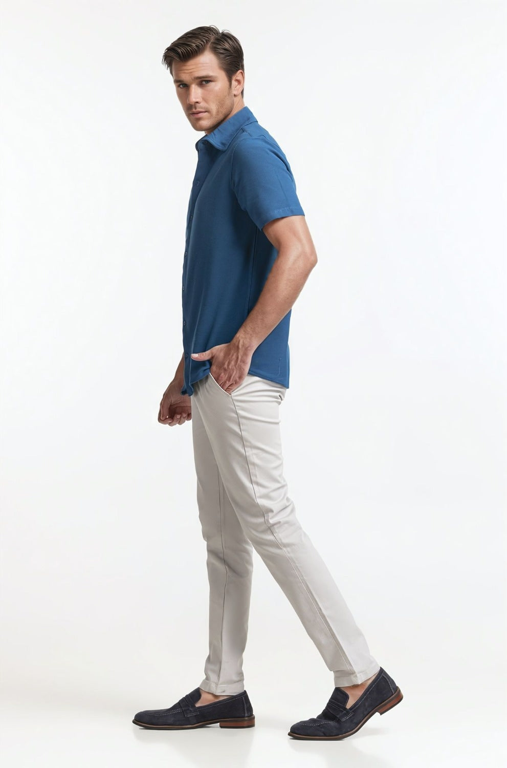 Polo Collar Shirt PS-FSHN24-161