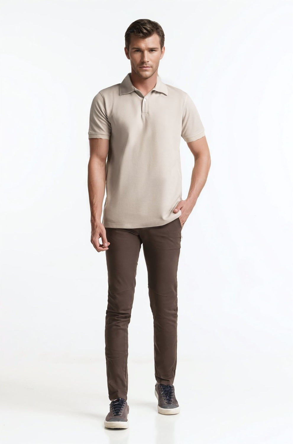 Polo Collar Shirt PS-FSHN24-162