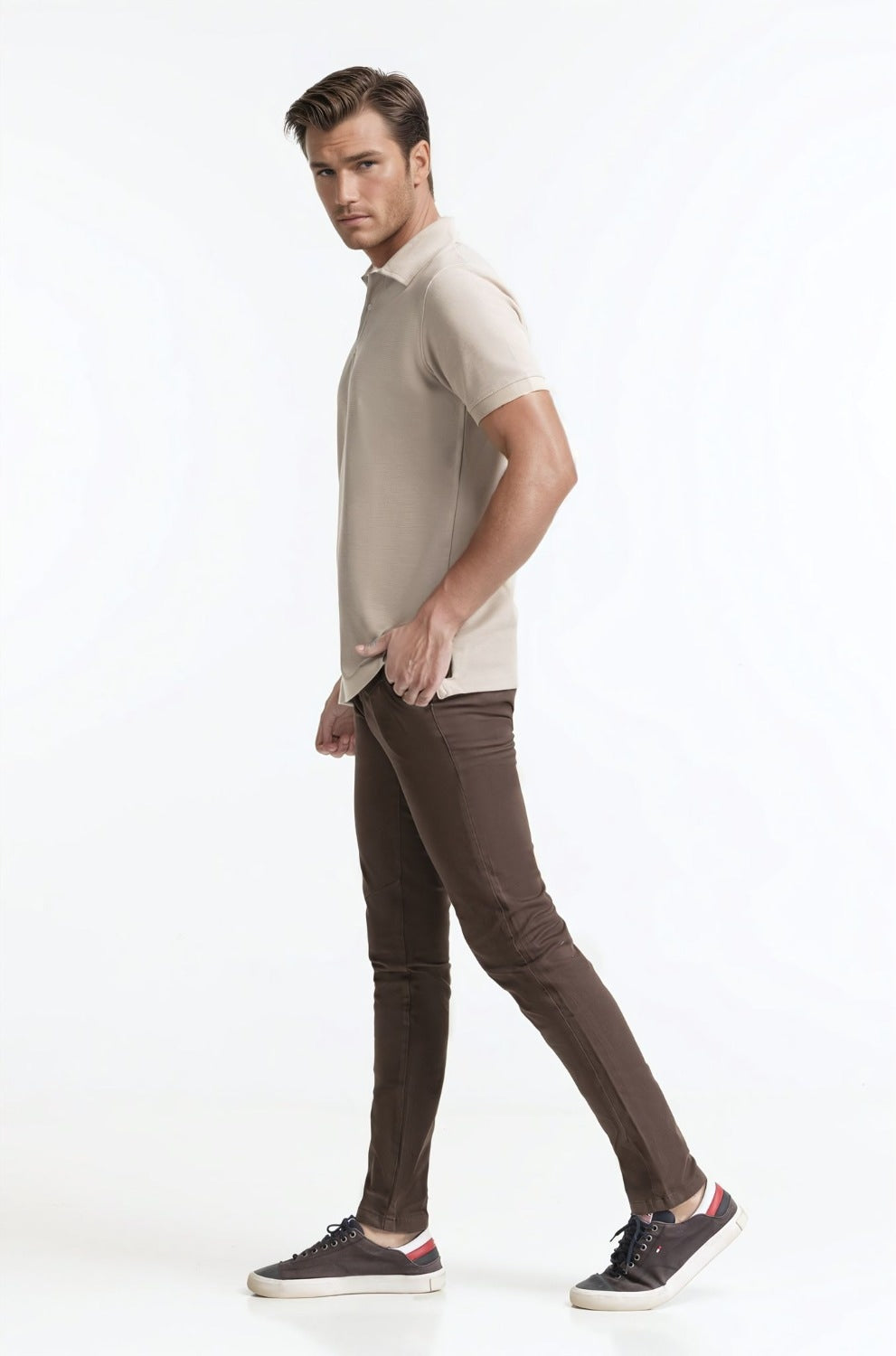 Polo Collar Shirt PS-FSHN24-162