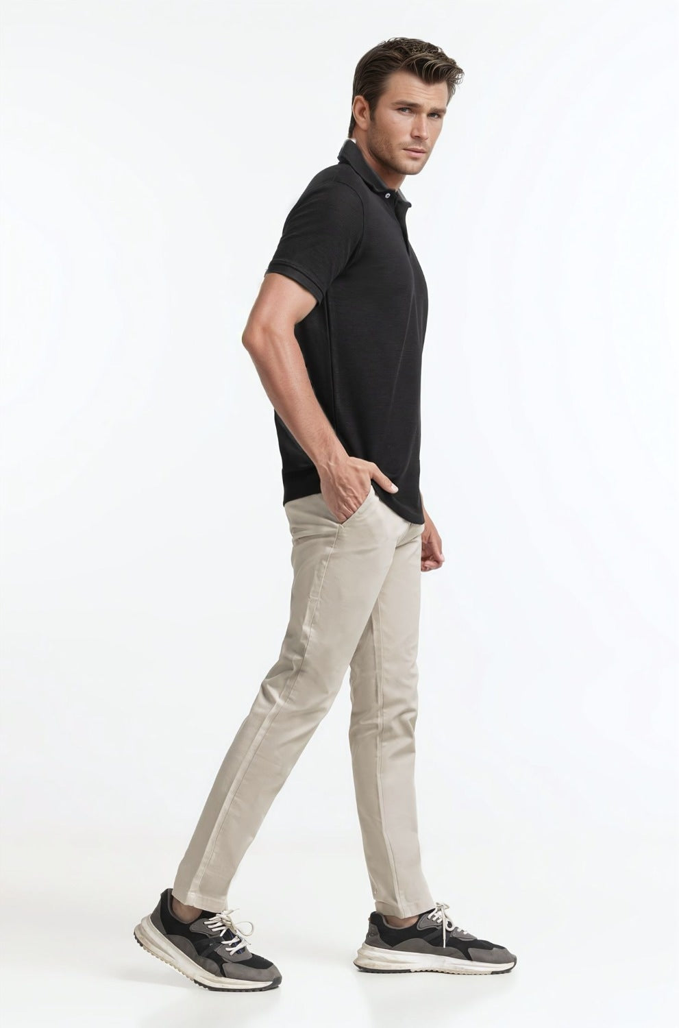Polo Collar Shirt PS-FSHN24-163