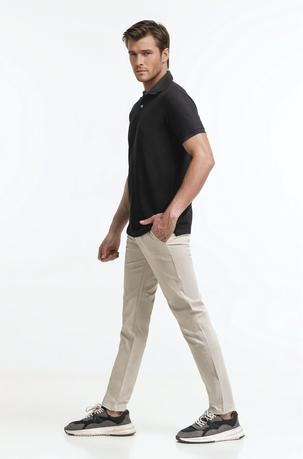 Polo Collar Shirt PS-FSHN24-163