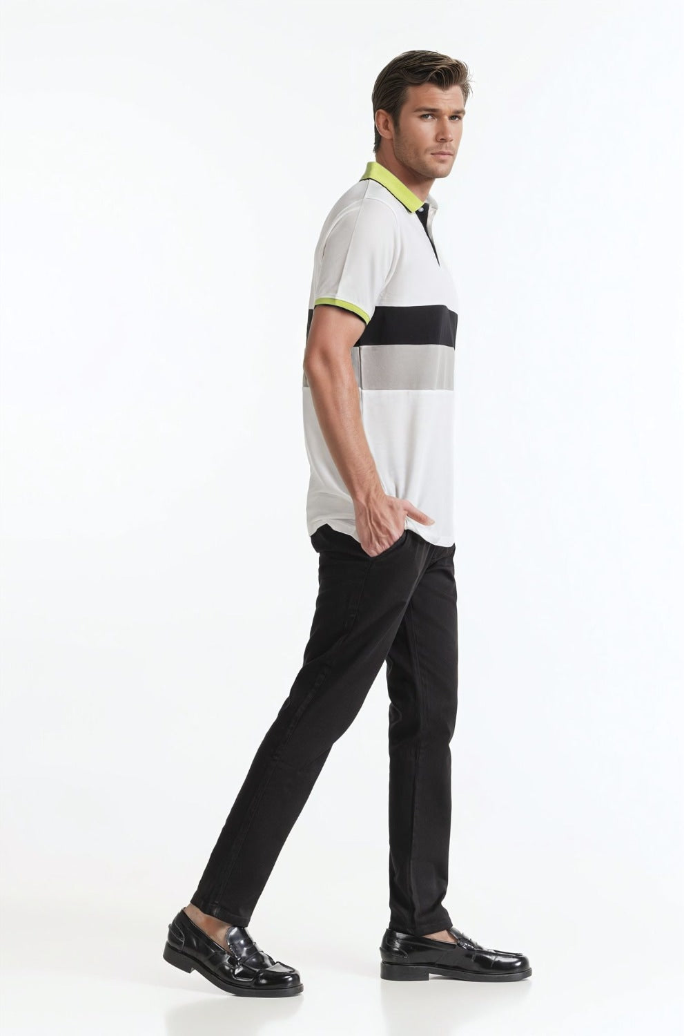 Polo Collar Shirt PS-FSHN24-185