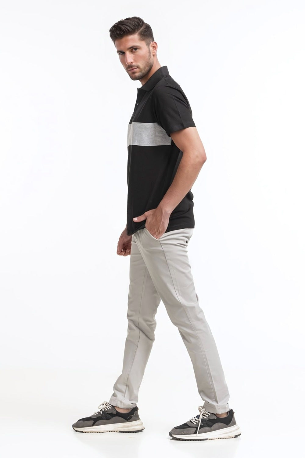 Polo Collar Shirt PS-FSHN24-186