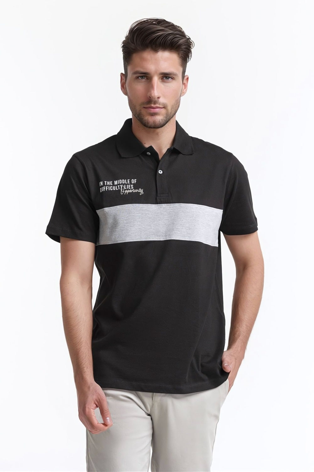 Polo Collar Shirt PS-FSHN24-186