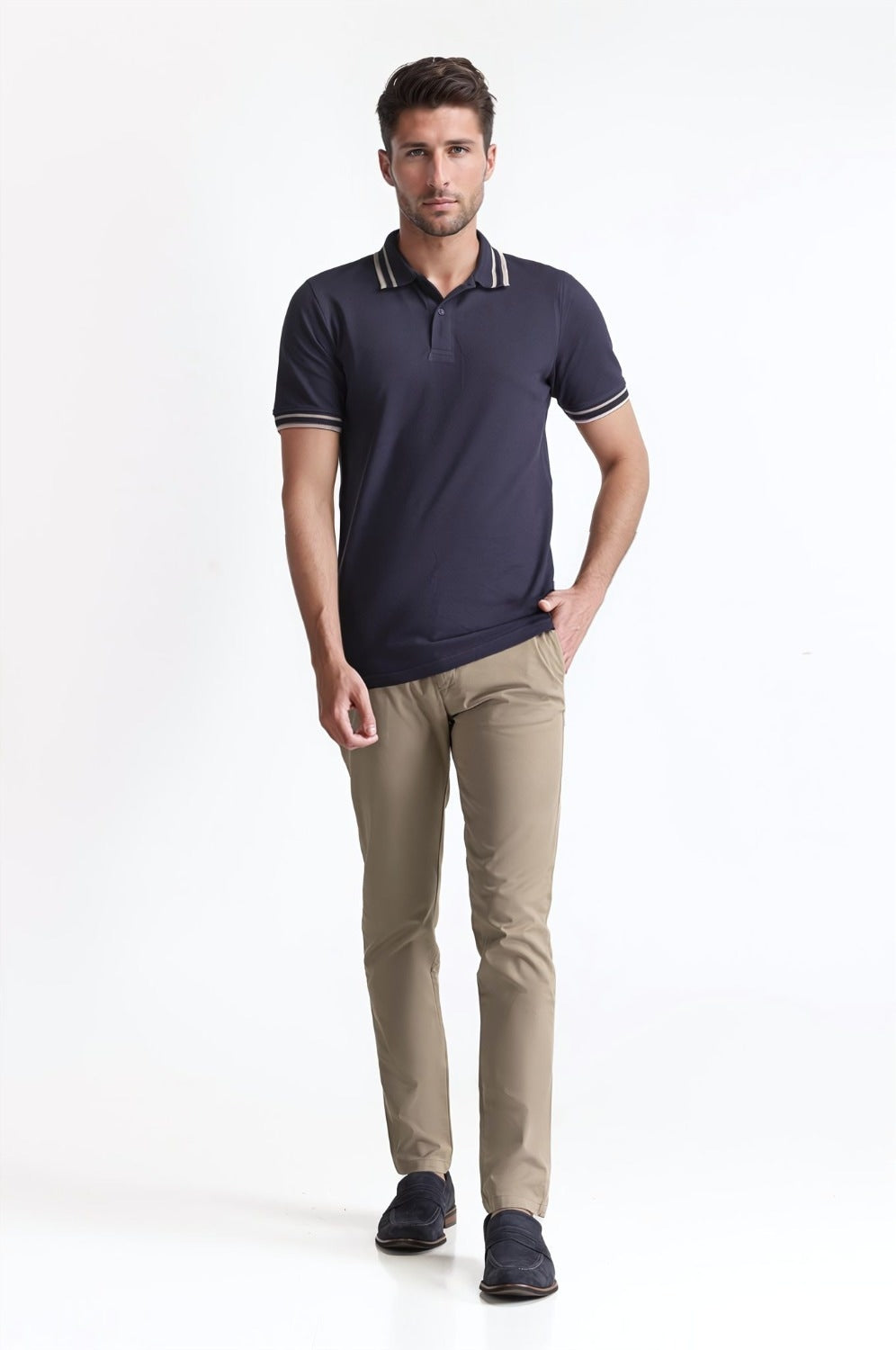 Polo Collar Shirt PS-FSHN24-209