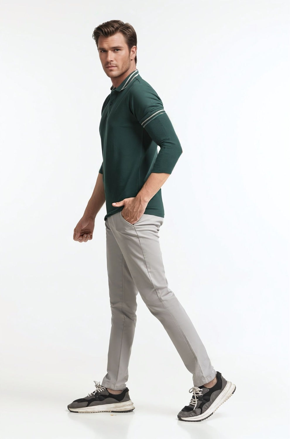 Polo Collar Shirt PS-FSHN24-210