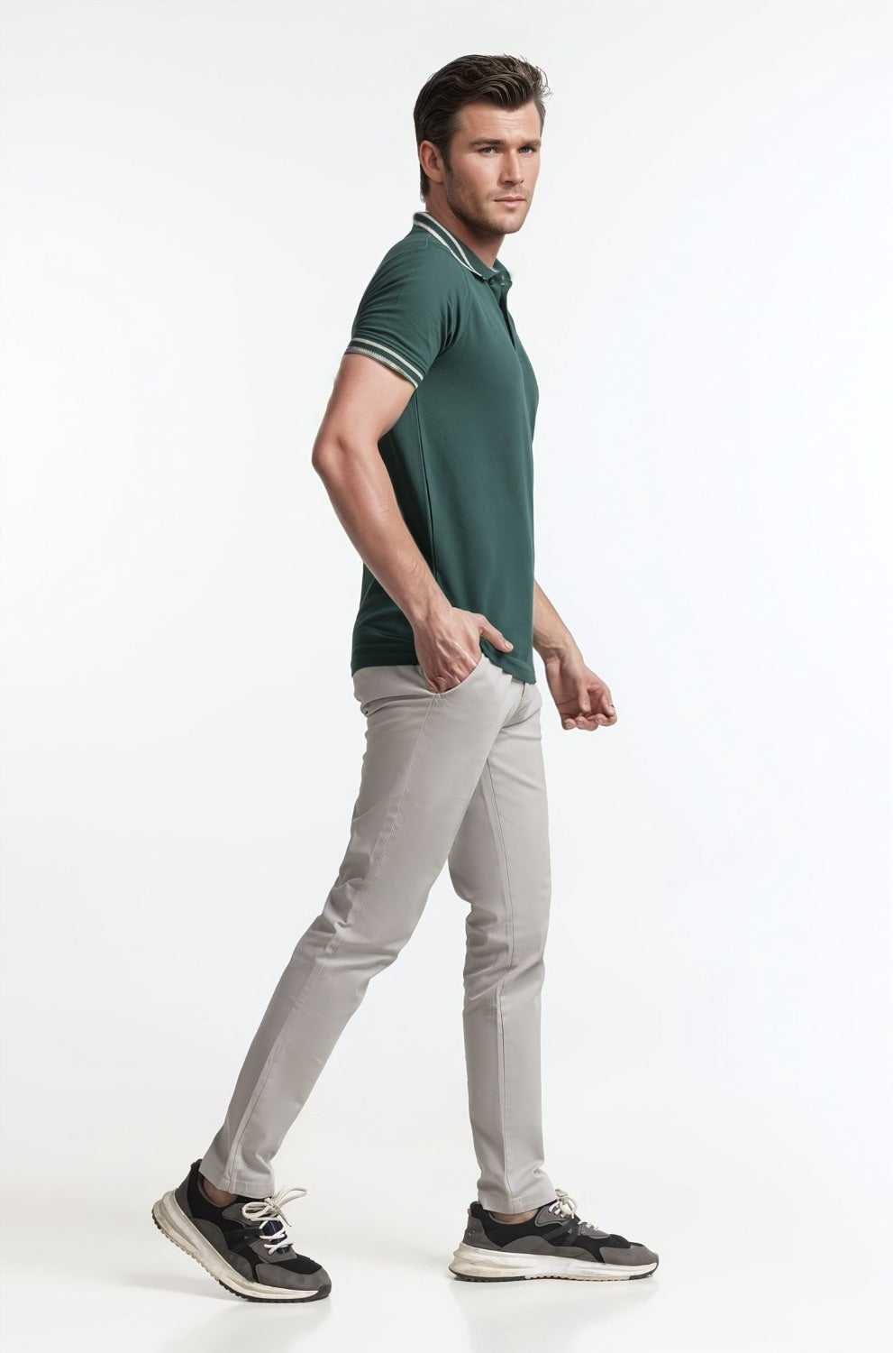 Polo Collar Shirt PS-FSHN24-210