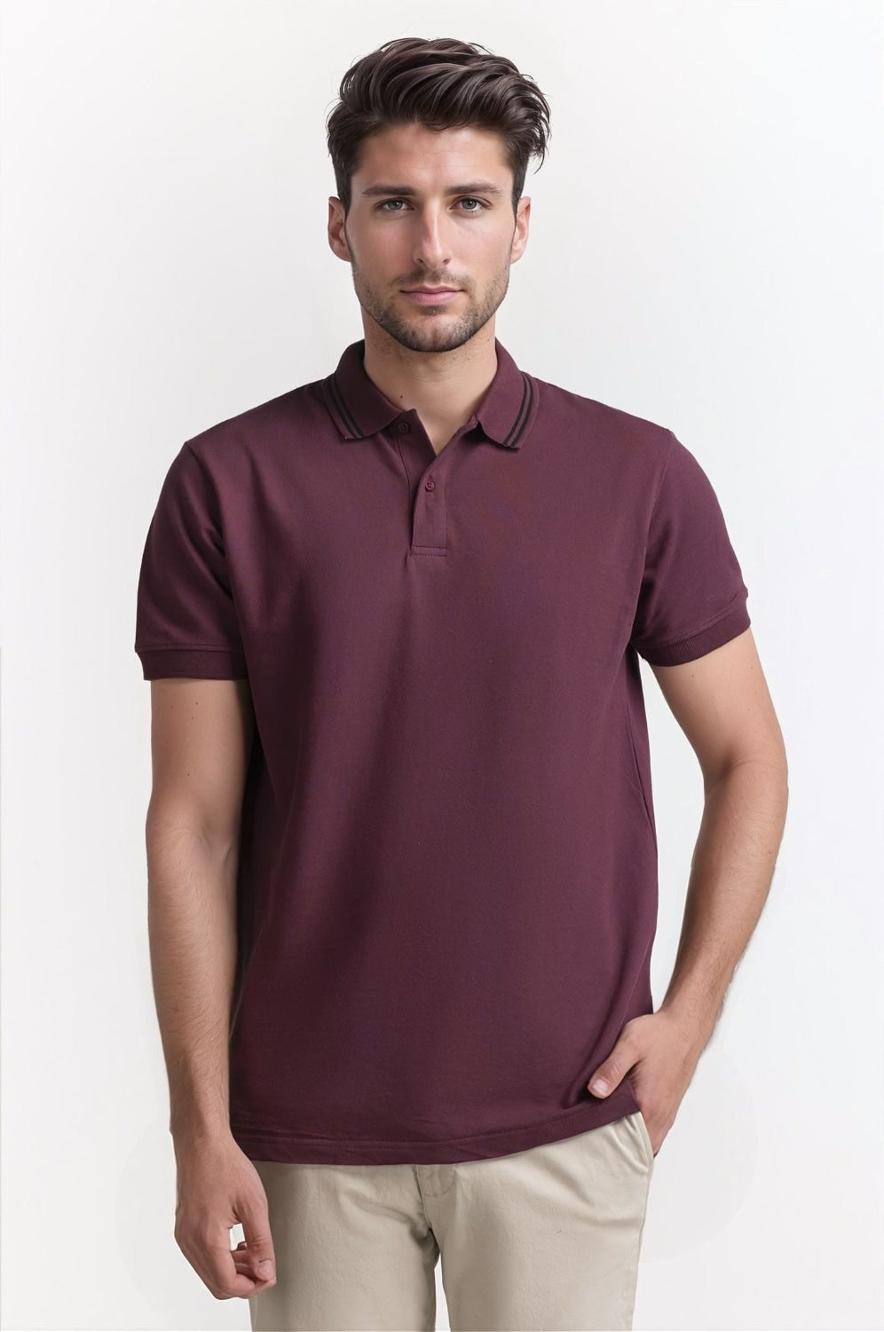 Polo Collar Shirt PS-FSHN24-218