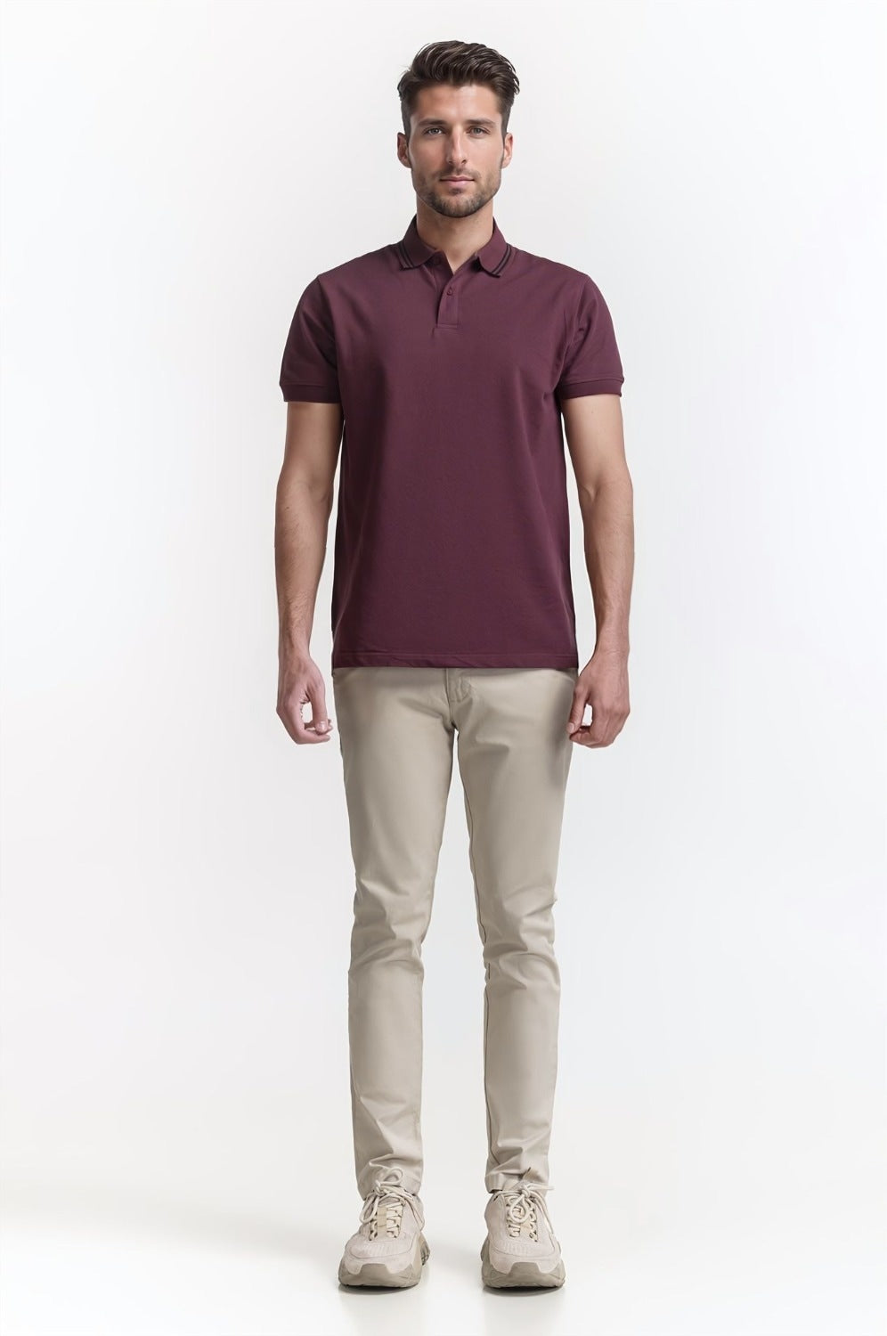 Polo Collar Shirt PS-FSHN24-218