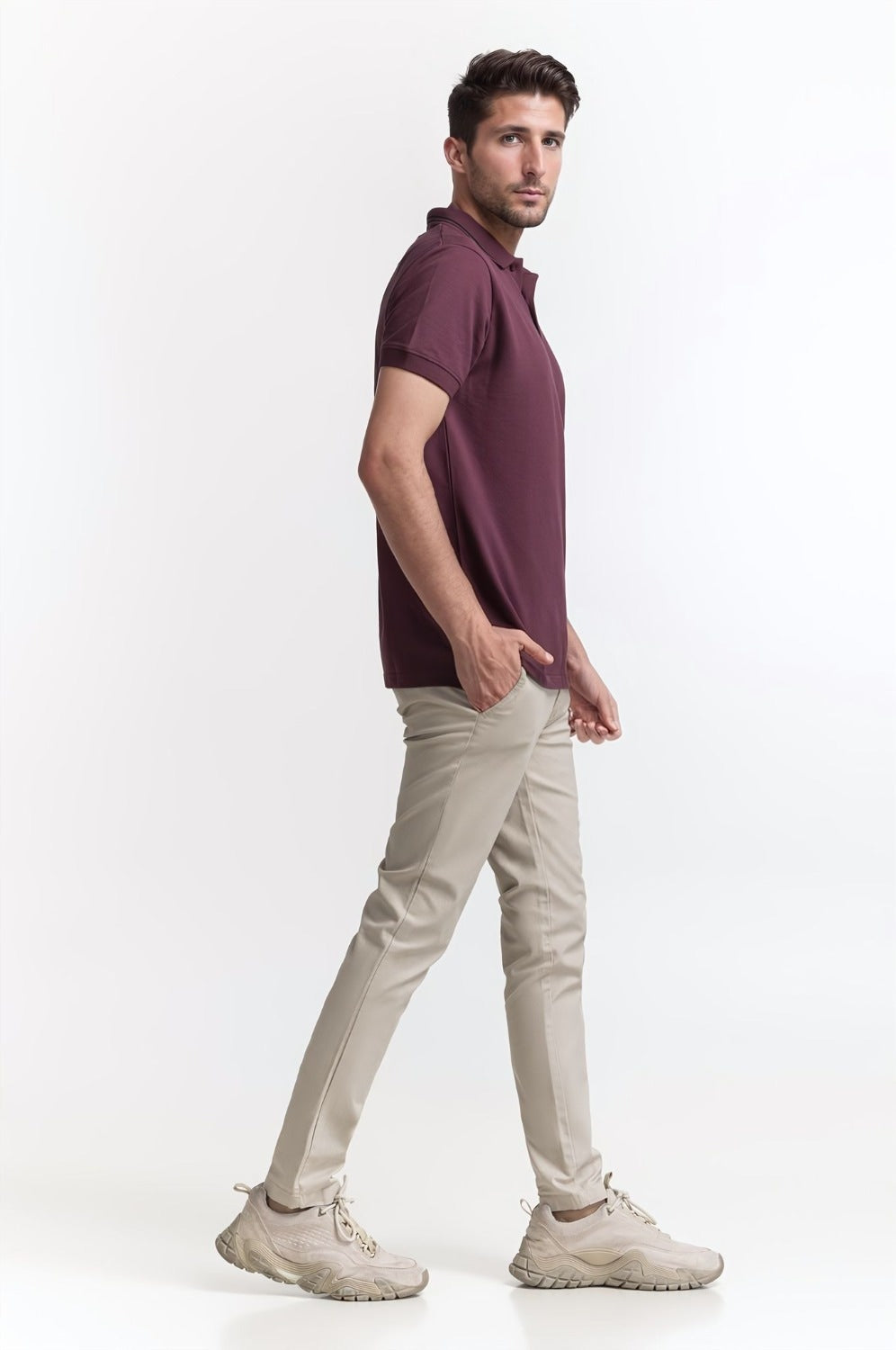 Polo Collar Shirt PS-FSHN24-218