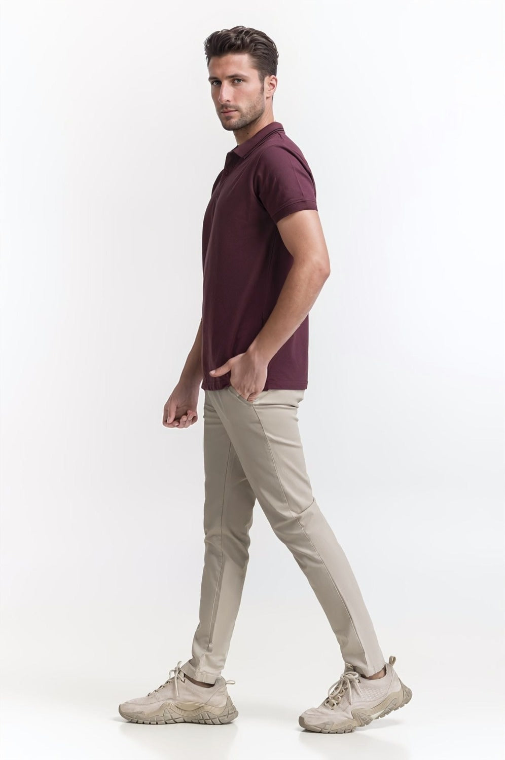 Polo Collar Shirt PS-FSHN24-218