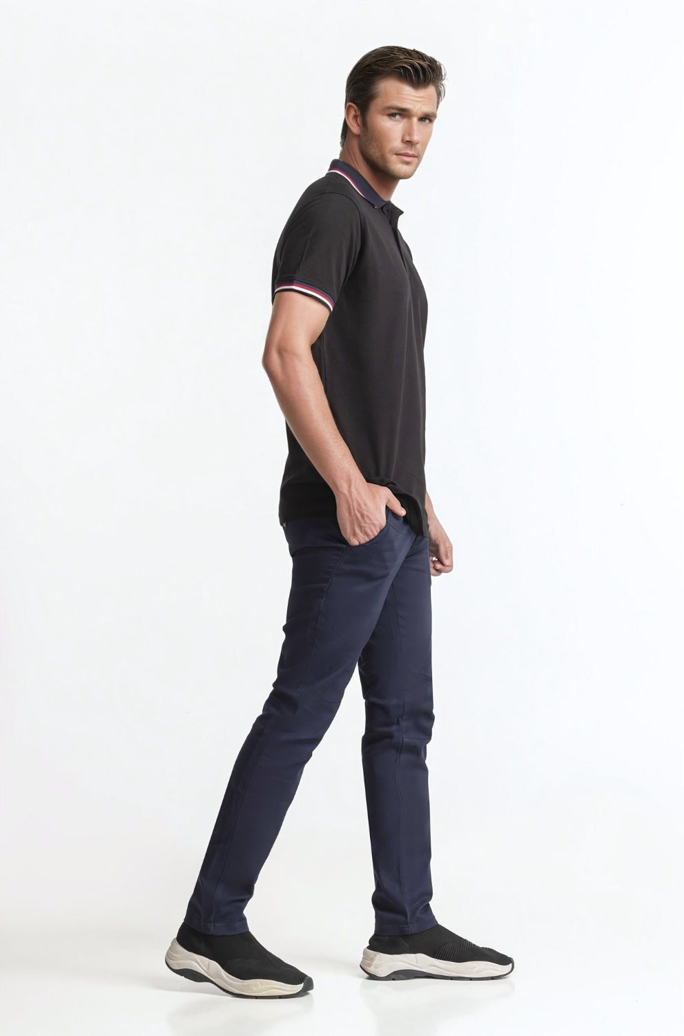 Polo Collar Shirt PS-FSHN24-220