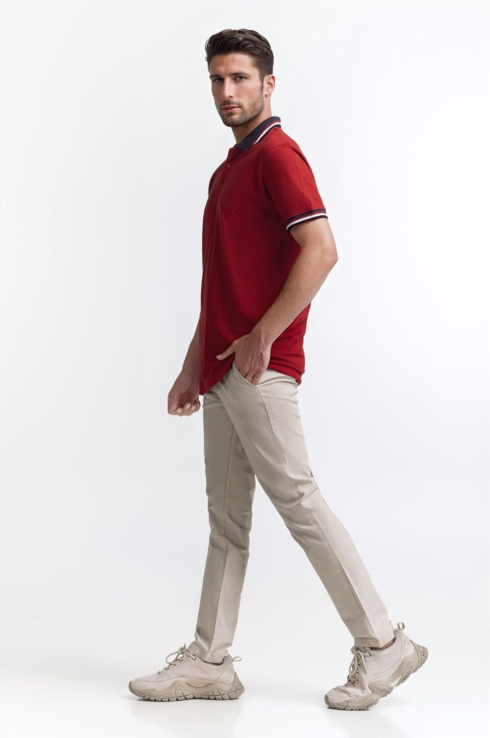 Polo Collar Shirt PS-FSHN24-221