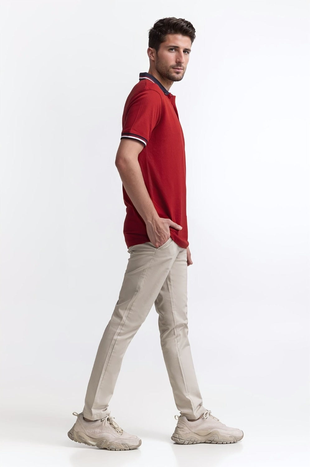 Polo Collar Shirt PS-FSHN24-221