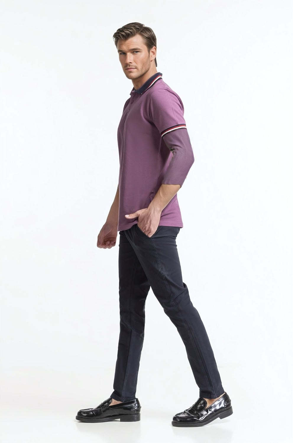 Polo Collar Shirt PS-FSHN24-222