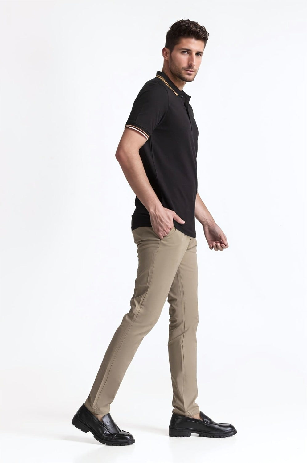 Polo Collar Shirt PS-FSHN24-226