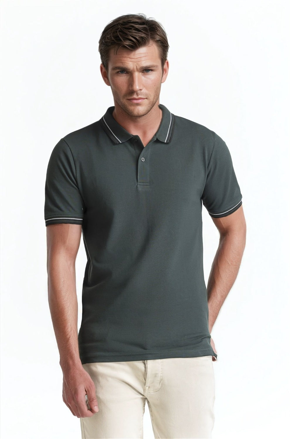 Polo Collar Shirt PS-FSHN24-227