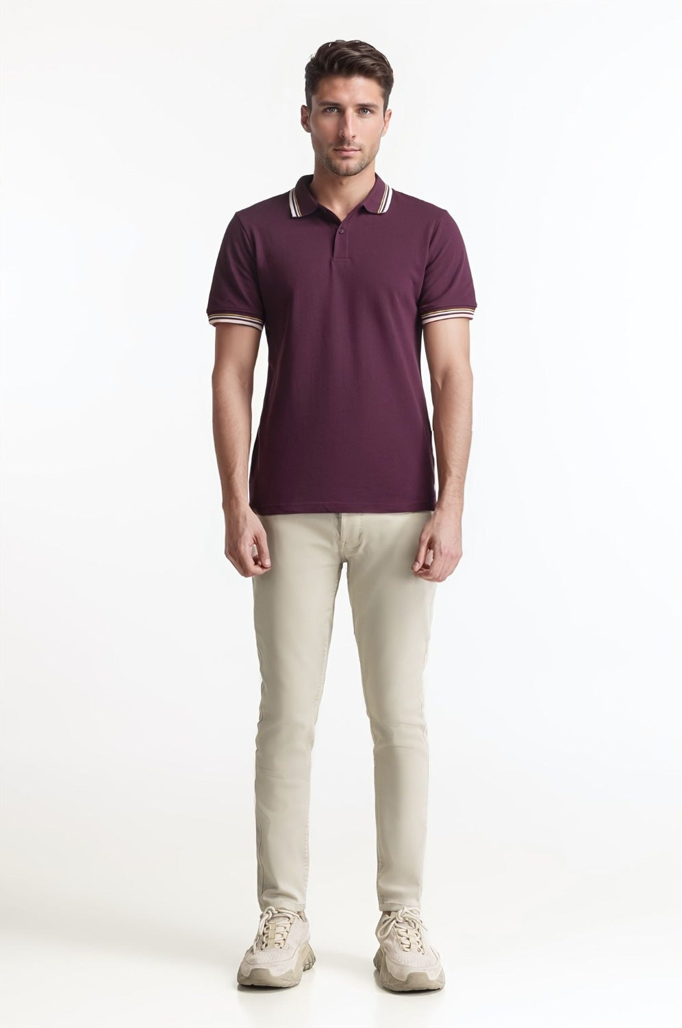 Polo Collar Shirt PS-FSHN24-229