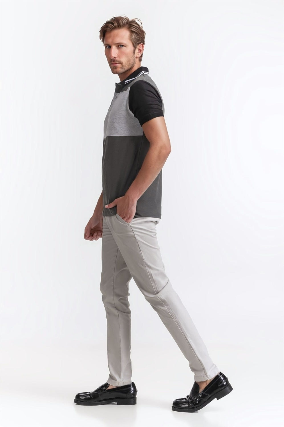 Polo Collar Shirt PS-FSHN24-254