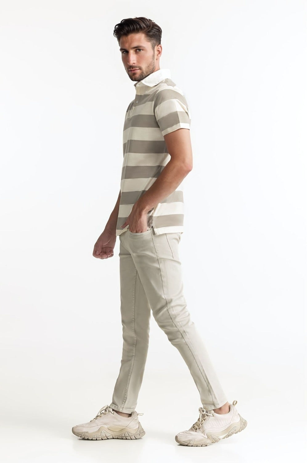 Polo Collar Shirt PS-FSHN24-257