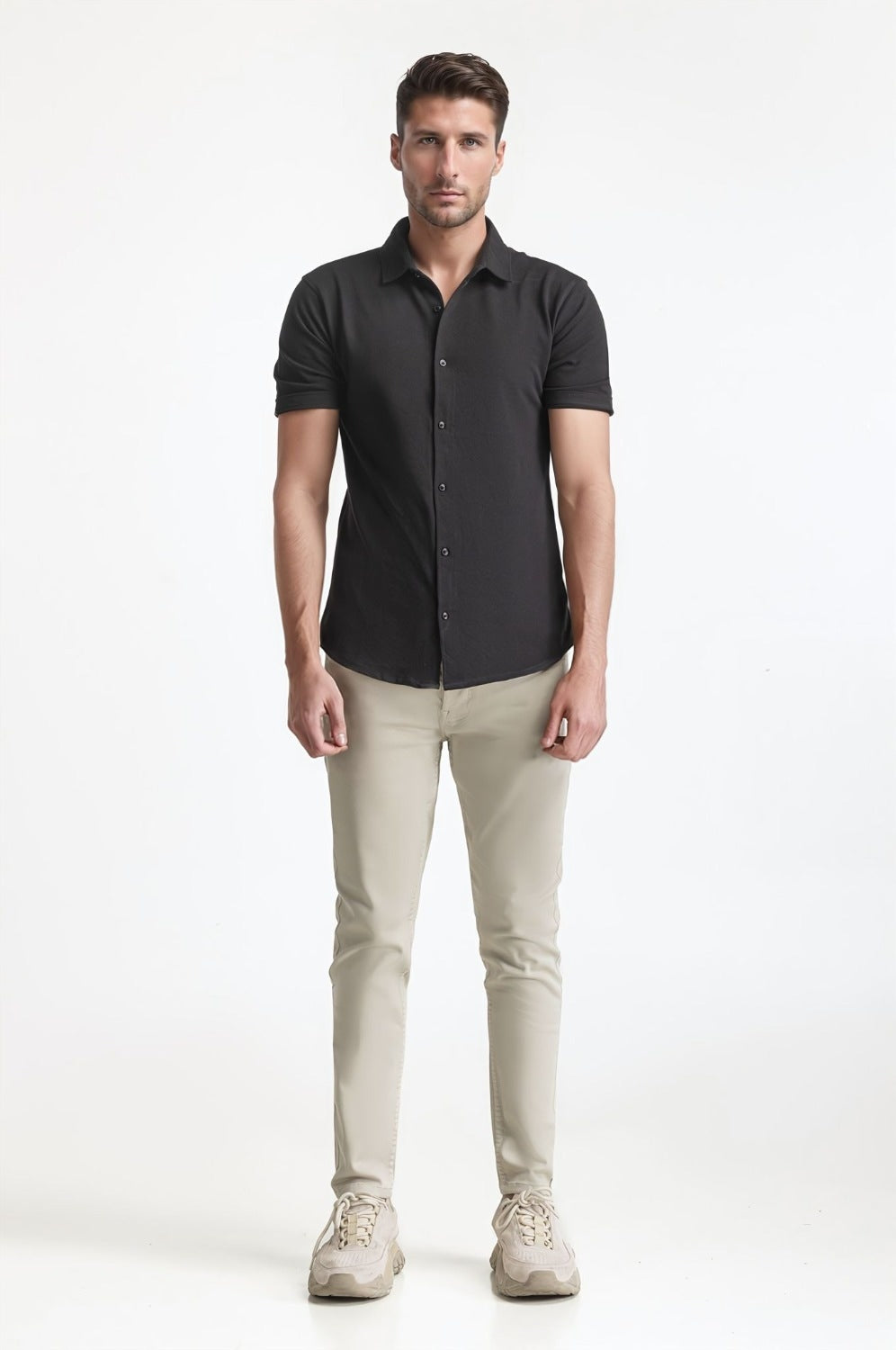 Polo Collar Shirt PS-FSHN24-279