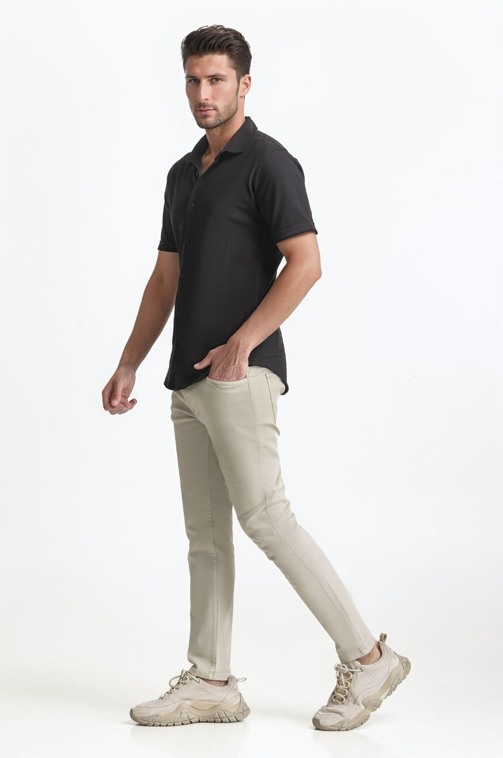 Polo Collar Shirt PS-FSHN24-279