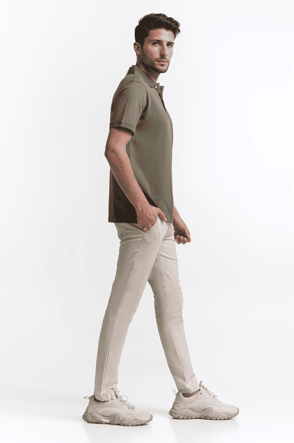 Polo Collar Shirt PS-FSHN24-301