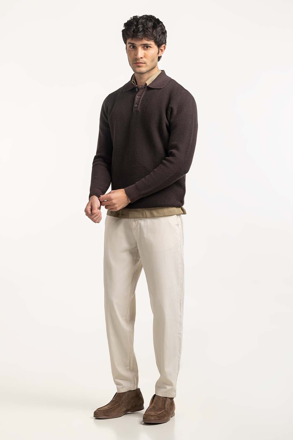 Polo Collar Sweater MN-SWT-WS24-098