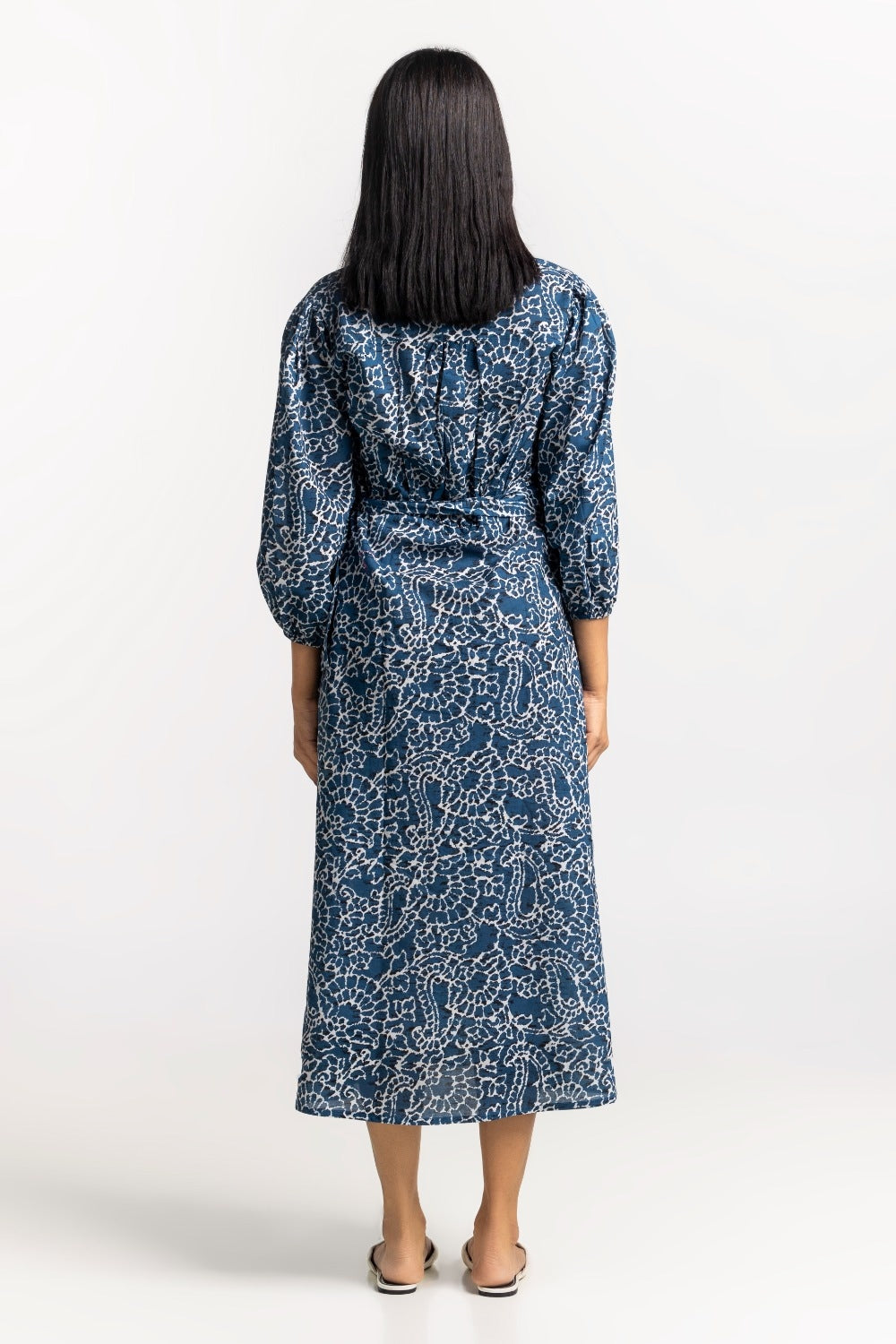 Printed Collar Dress WM-DRS-SS24-024