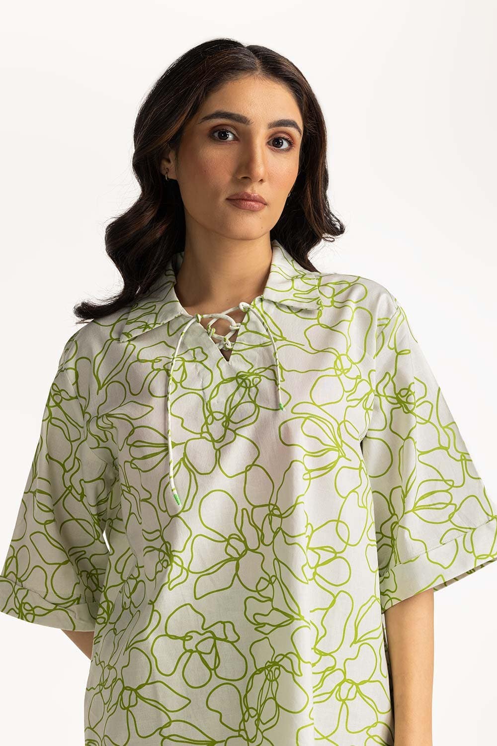 Printed Collar Shirt WM-CS-SS24-024