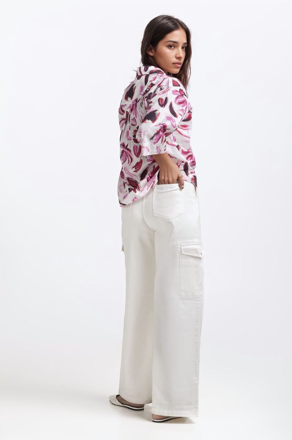 Printed Collar Shirt WM-CS-SS24-047