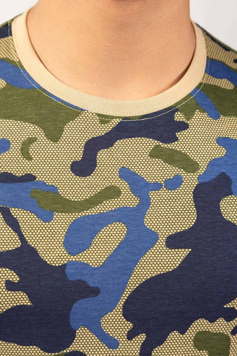 Printed Green T-Shirt JCN-PRINT-01-01