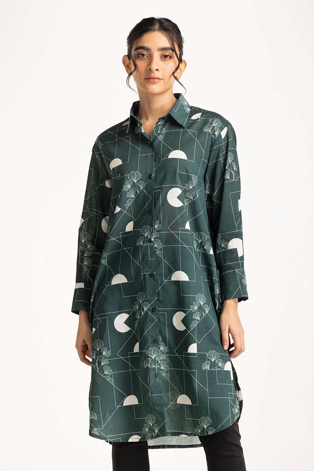Printed tunic dress WM-DRS-SS24-028